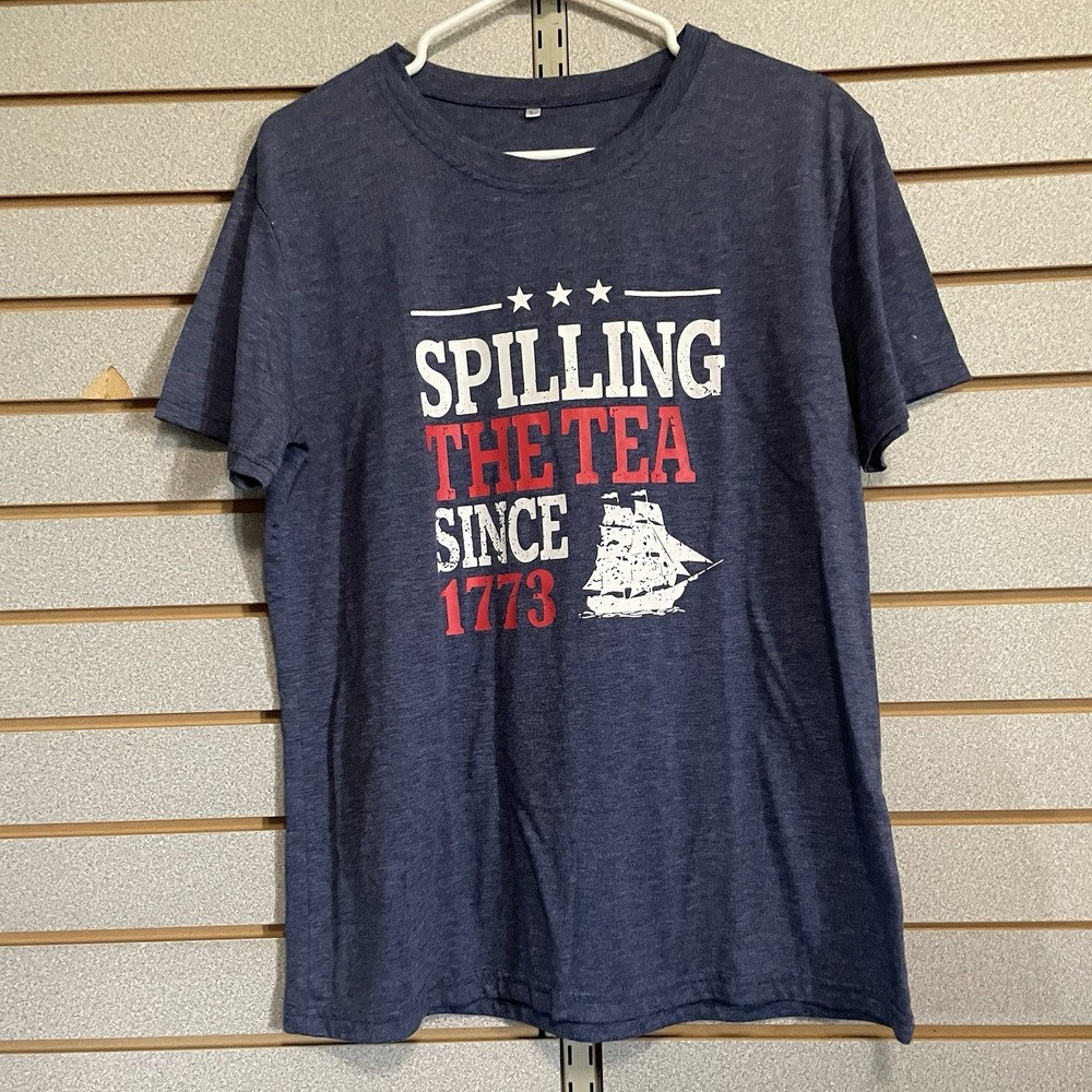 Unbranded Spilling The Tea Since 1773  T Shirt Tee‎ Large L